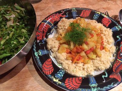 Couscous mit Fenchel-Gemüse