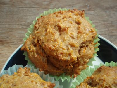 Karotten-Mandel-Muffins