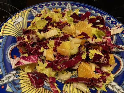 Radicchio-Sellerie-Orangen-Salat
