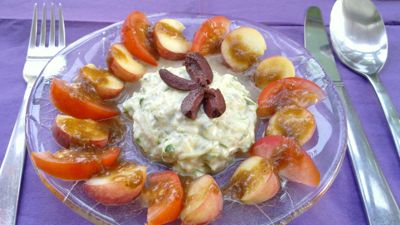 Zucchini-Oliven-Salat