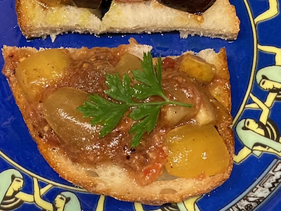 Bruschetta orientale Bruschetta orientale