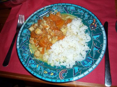 Kürbis-Fisch-Curry