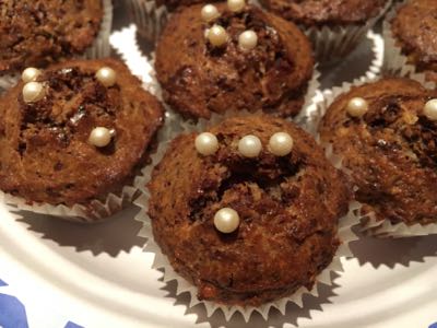 Schoko-Cranberry-Mini-Muffins