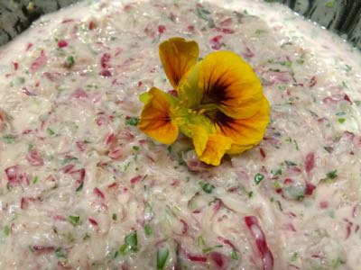 Radieschen-Kräuter-Salat