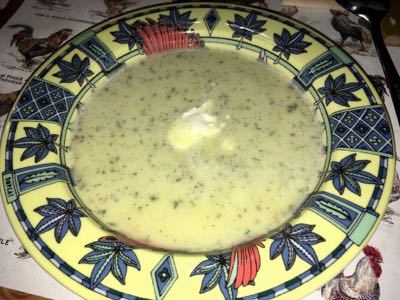 Erdäpfel-Porree-Suppe