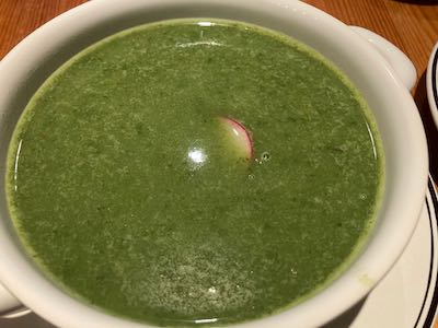 Radieschenblätter-Bärlauch-Suppe