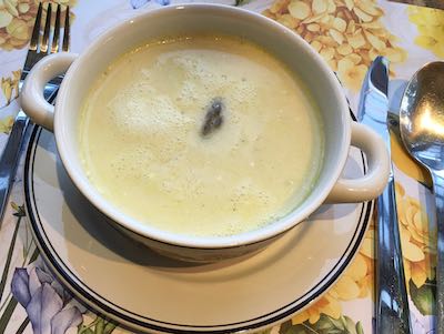 Spargelreste Suppe