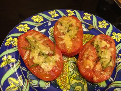 Überbackene Tomaten