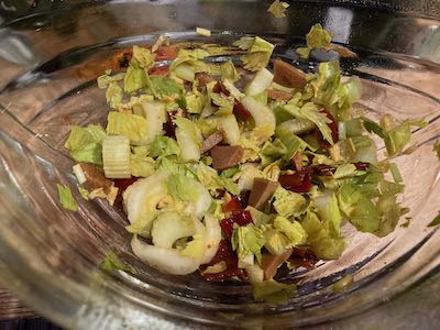 Chinesischer Stangensellerie-Salat