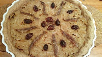 Provençalischer Zwiebelkuchen